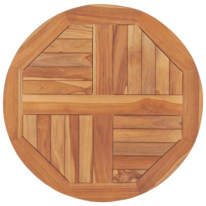 Blat de masă, 60 cm, lemn masiv de tec, rotund, 2,5 cm GartenMobel Dekor