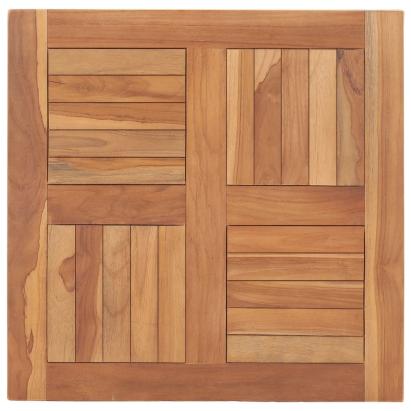 Blat de masă, 60 x 60 x 2,5 cm, lemn masiv de tec GartenMobel Dekor