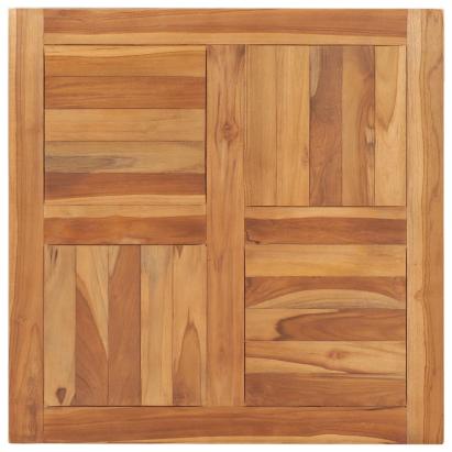Blat de masă, 70 x 70 x 2,5 cm, lemn masiv de tec  GartenMobel Dekor