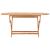 Set mobilier de exterior pliabil, 7 piese, lemn masiv de tec GartenMobel Dekor