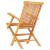 Set mobilier de exterior pliabil, 7 piese, lemn masiv de tec GartenMobel Dekor