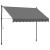 Copertină retractabilă, antracit, 250x150 cm, țesătură și oțel GartenMobel Dekor