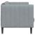 Canapea cu 3 locuri, gri deschis, material textil GartenMobel Dekor