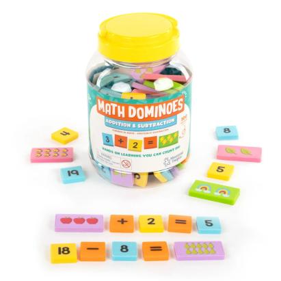 Domino matematic - Adunari si scaderi PlayLearn Toys