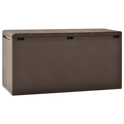 Ladă de depozitare pentru grădină, maro, 114 x 47 x 60 cm GartenMobel Dekor