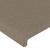 Tăblii de pat, 2 buc, gri taupe, 100x5x78/88 cm, textil GartenMobel Dekor