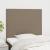 Tăblii de pat, 2 buc, gri taupe, 100x5x78/88 cm, textil GartenMobel Dekor
