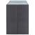 Set mobilier de bar de exterior, negru, poliratan GartenMobel Dekor