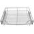 Coșuri retractabile din sârmă, 2 buc., argintiu, 600 mm   GartenMobel Dekor