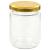 Borcane din sticlă pentru gem, capac auriu, 48 buc., 230 ml GartenMobel Dekor