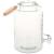 Dozator de apă XXL cu robinet, transparent, 8 L, sticlă  GartenMobel Dekor