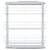Coș sârmă bucătărie retractabil 3 niveluri argintiu 47x25x56 cm GartenMobel Dekor