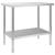 Masă de lucru bucătărie, 100 x 60 x 85 cm, oțel inoxidabil GartenMobel Dekor