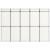 Perete de afișaj pliabil cu 15 panouri, alb, 302 x 200 cm GartenMobel Dekor