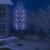 Pom Crăciun, 2000 LED-uri lumină albastră flori de cireș 500 cm GartenMobel Dekor