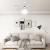 Ventilator de tavan cu iluminare, alb, 106 cm GartenMobel Dekor