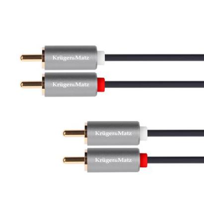 CABLU 2RCA - 2RCA 1.8M BASIC K&M EuroGoods Quality