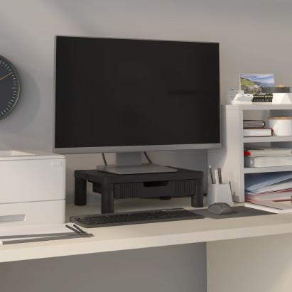 Suport pentru monitor, negru, 43x30,5x13 cm GartenMobel Dekor