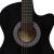 Chitară clasică occidentală decupată, cu 6 corzi, negru, 38" GartenMobel Dekor