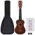 Set ukulele soprano, cu husă, pentru copii, natural, 21" GartenMobel Dekor