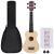 Set ukulele Soprano pentru copii, cu husă, natural, 23" GartenMobel Dekor