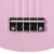 Set ukulele Soprano pentru copii, cu husă, roz, 23" GartenMobel Dekor