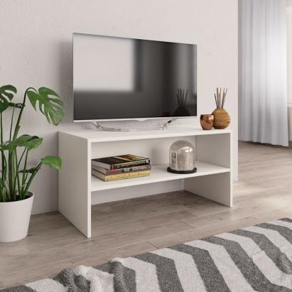 Comodă TV, alb, 80x40x40 cm, PAL   GartenMobel Dekor