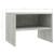 Noptiere, 2 buc., gri beton, 40 x 30 x 30 cm, PAL    GartenMobel Dekor