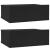 Noptiere suspendate, 2 buc., negru, 40x30x15 cm, PAL      GartenMobel Dekor
