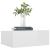 Noptiere suspendate, 2 buc., alb extralucios, 40x30x15 cm, PAL GartenMobel Dekor
