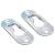 Noptiere suspendate, 2 buc., alb extralucios, 40x30x15 cm, PAL GartenMobel Dekor