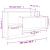 Rafturi de perete, gri beton, 104x20x58,5 cm, PAL GartenMobel Dekor