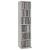 Dulap CD-uri, gri beton, 21x20x88 cm, lemn compozit GartenMobel Dekor