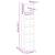 Dulap CD-uri, gri beton, 21x20x88 cm, lemn compozit GartenMobel Dekor