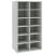 Pantofar, gri beton, 54x34x100,5 cm, lemn compozit GartenMobel Dekor