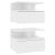 Noptiere suspendate, 2 buc., alb, 40x31x27 cm, PAL      GartenMobel Dekor
