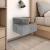 Noptiere suspendate, 2 buc., gri beton, 40x31x27 cm, PAL      GartenMobel Dekor