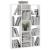 Separator cameră/Bibliotecă, alb, 100x24x140 cm, PAL  GartenMobel Dekor