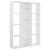 Separator cameră/Bibliotecă alb extralucios 100x24x140 cm PAL GartenMobel Dekor