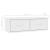 Raft de perete cu sertar, alb, 60x26x18,5 cm, PAL GartenMobel Dekor