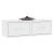 Raft de perete cu sertar, alb, 60x26x18,5 cm, PAL GartenMobel Dekor