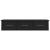 Dulap de perete cu sertare, negru, 88x26x18,5 cm, PAL GartenMobel Dekor