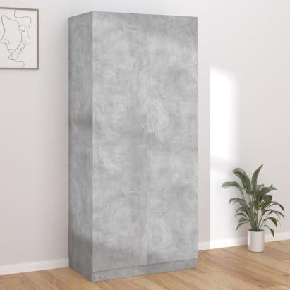 Șifonier, gri beton, 90x52x200 cm, PAL GartenMobel Dekor