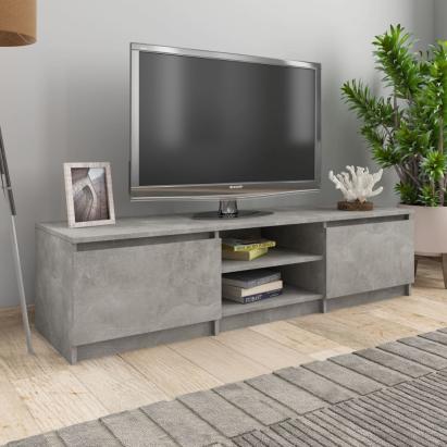 Comodă TV, gri beton, 140 x 40 x 35,5 cm, PAL     GartenMobel Dekor