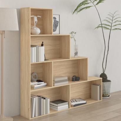 Bibliotecă/Separator cameră, stejar sonoma, 155x24x160 cm, PAL GartenMobel Dekor