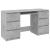 Birou de scris, gri beton, 140 x 50 x 77 cm, PAL GartenMobel Dekor