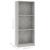 Bibliotecă cu 3 rafturi, gri beton, 40x24x108 cm, PAL GartenMobel Dekor