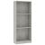Bibliotecă cu 3 rafturi, gri beton, 40x24x108 cm, PAL GartenMobel Dekor