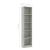 Bibliotecă cu 5 rafturi, gri beton, 40x24x175 cm, PAL GartenMobel Dekor