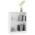 Bibliotecă, alb, 60x24x74,5 cm, lemn compozit GartenMobel Dekor